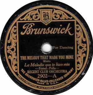 Regent Club Orchestra - The Melody That Made You Mine / Sometime