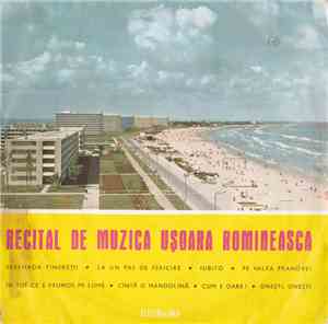 Various - Recital De Muzică Ușoară Romînească