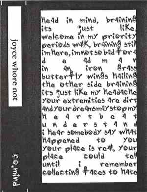 Joyce Whore Not - Co.Mind