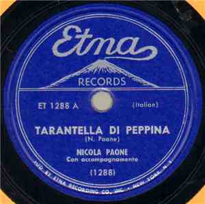 Nicola Paone - Tarantella Di Peppina / Stongo Malato