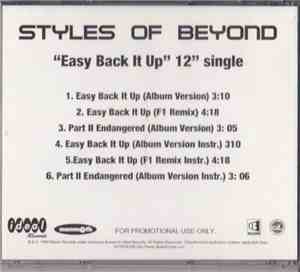 Styles Of Beyond - Easy Back It Up 12
