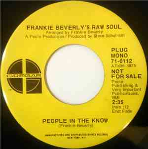 Frankie Beverly's Raw Soul - People In The Know / Understanding