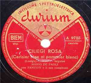 Mario De Paoli - Ciliegi Rosa (Cerisier Rose Et Pommier Blanc) / Notte D'Or ...