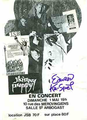 Tear Garden - Center Bullet Live In Strasbourg 1​.​5​.​1988
