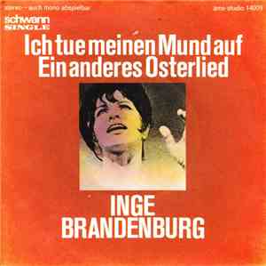 Inge Brandenburg - 	Ich tue meinen Mund auf