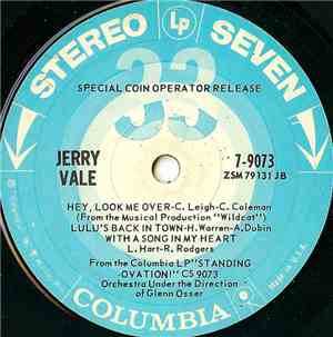 Jerry Vale - Standing Ovation!
