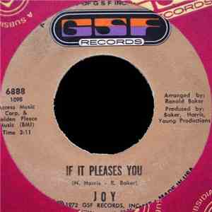 Joy  - If It Pleases You / Thank You
