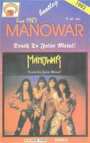 Manowar - Death To False Metal! Live 1987. Bootleg