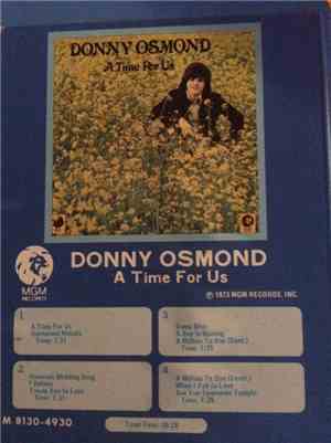 Donny Osmond - A Time For Us