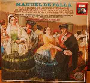 Falla / Rafael Frühbeck De Burgos, Société Des Concerts Du Conservatoire, P ...