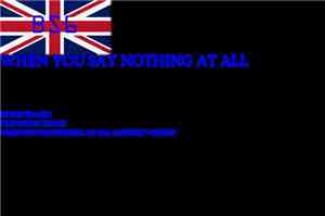 B  - When You Say Nothing At All