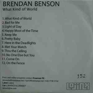 Brendan Benson - What Kind Of World
