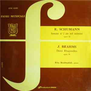 R. Schumann / J. Brahms - Rita Bouboulidi - Sonate Nº 2 En Sol Mineur Opus  ...