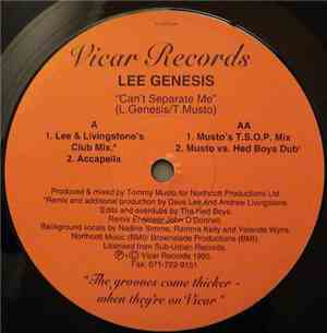 Lee Genesis - Can't Separate Me