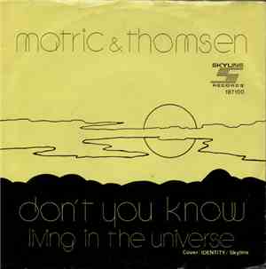 Matric & Thomsen - Don't You Know