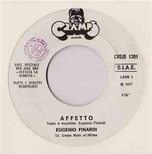 Eugenio Finardi / Canzoniere Del Lazio - Affetto / Nu Gatto Come Nu Lione