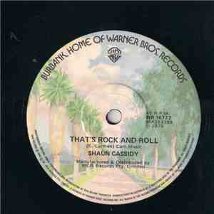 Shaun Cassidy - That's Rock 'N' Roll