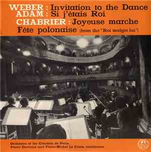 Weber : Adam : Chabrier : Orchestre Des Concerts De Paris, Pierre Dervaux   ...