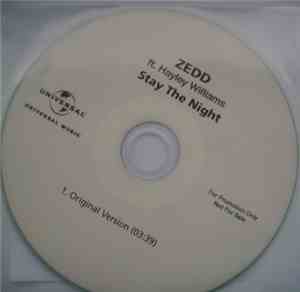 Zedd ft. Hayley Williams - Stay The Night
