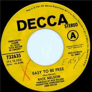 Rick Nelson - Easy To Be Free