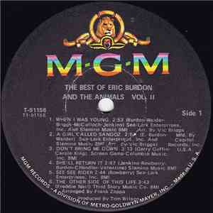 Eric Burdon & The Animals - The Best Of Eric Burdon And The Animals – Vol.I ...