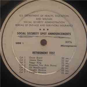 Various - Retirement Test / Tax Increase