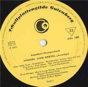 Engelbert Humperdinck  - Hänsel Und Gretel (Auszüge)