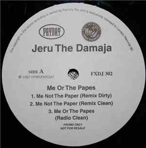 Jeru The Damaja - Me Or The Papes
