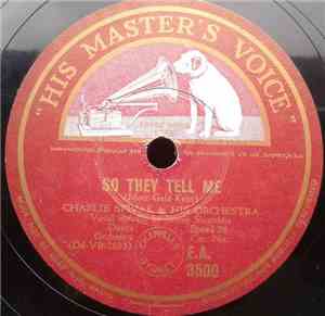 Charlie Spivak & His Orchestra - So They Tell Me / Linda