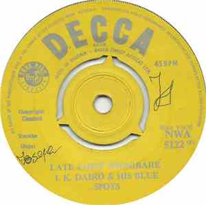 I.K. Dairo & His Blue Spots - Erere Muture / Late Chief Shonibare