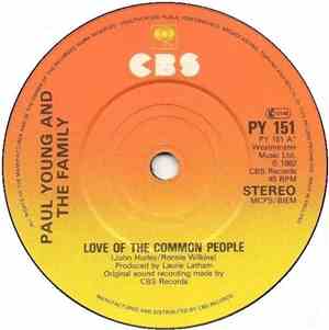Paul Young And The Family - Love Of The Common People
