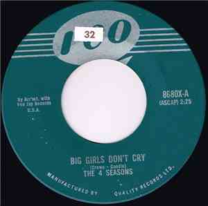 The 4 Seasons - Big Girls Don't Cry / Connie-O