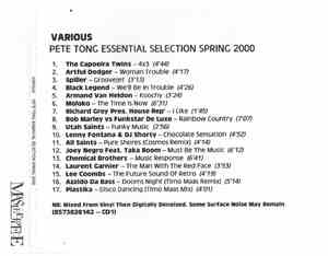 Pete Tong - Essential Selection Spring 2000
