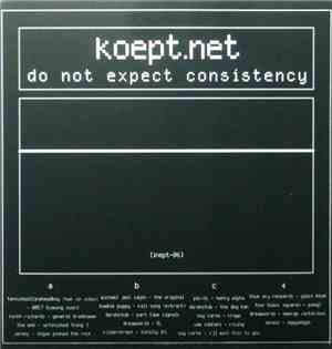 Various - Do Not Expect Consistency