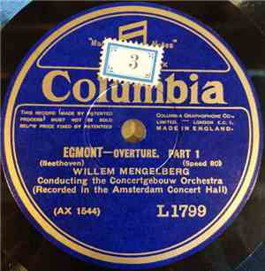 Willem Mengelberg Conducting The Concertgebouw Orchestra - Egmont - Overtur ...