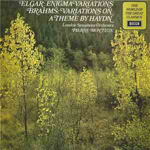 Elgar / Brahms ; London Symphony Orchestra, Pierre Monteux - Enigma Variati ...