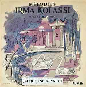 Irma Kolassi - Mélodies par Irma Kolassi