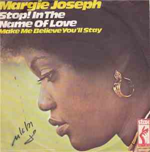 Margie Joseph - Stop! In The Name Of Love