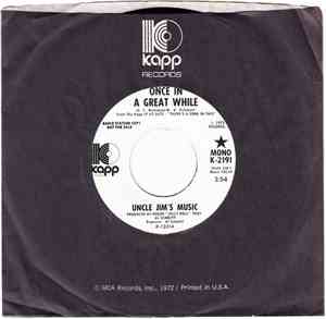 Uncle Jim's Music - Once In A Great While / Disappointment