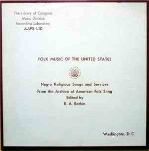 Various - Negro Religious Songs And Services