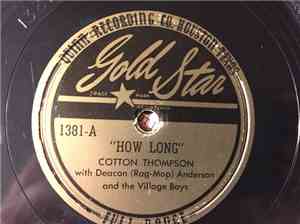 Cotton Thompson and the Village Boys With Deacon Anderson - How Long / Hope ...