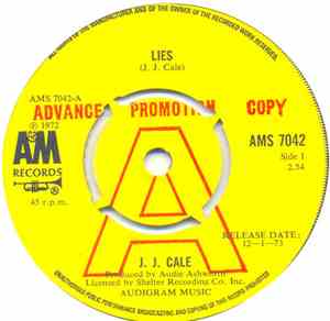 J.J. Cale - Lies / Riding Home