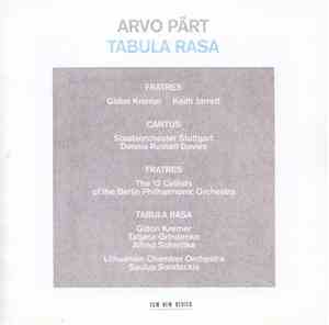 Arvo Pärt - Tabula Rasa