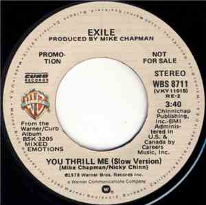 Exile  - You Thrill Me