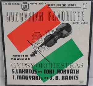Various - Hungarian Favorites, World Famous Gypsy Orchestras