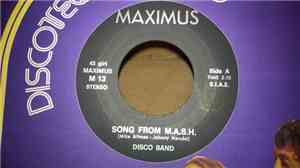 Disco Band -  Song From M.A.S.H. / One For The Money