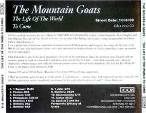 The Mountain Goats - The Life Of The World To Come