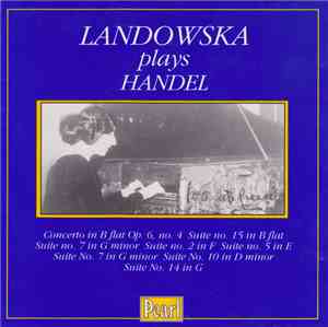Wanda Landowska, Georg Friedrich Händel - Landowska Plays Handel