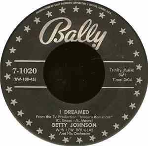 Betty Johnson - I Dreamed