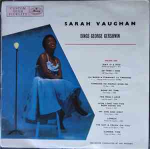 Sarah Vaughan With Hal Mooney And His Orchestra - Sarah Vaughan Sings Georg ...